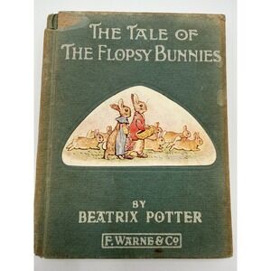 The Tale of The Flopsy Bunnies Beatrix Potter Frederick Warne Vintage Hardcover